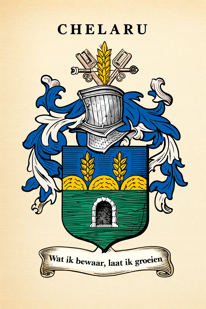 Familiewapen van de achternaam CHELARU