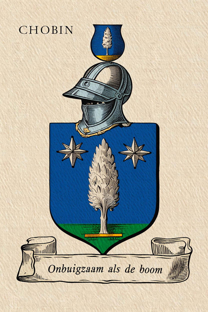 Familiewapen van de achternaam CHOBIN