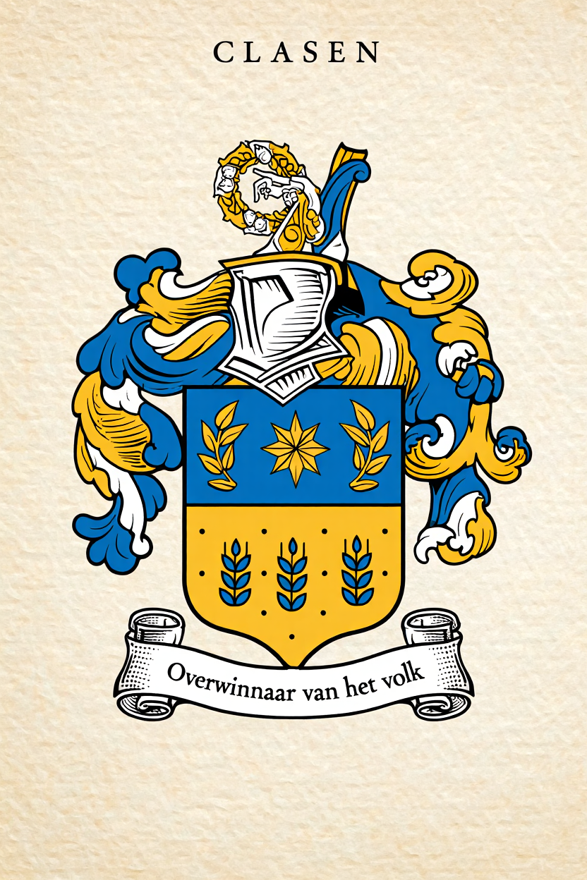 Familiewapen van de achternaam CLAASEN
