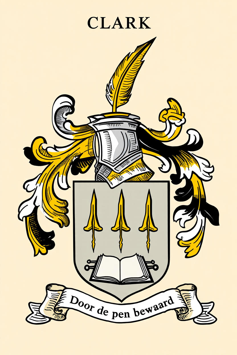 Familiewapen van de achternaam CLARK