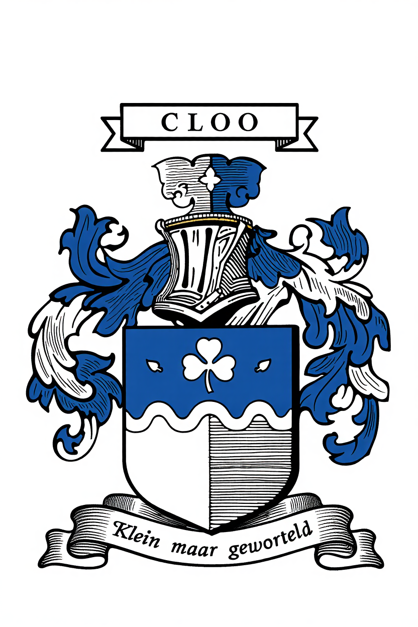 Familiewapen van de achternaam CLOO (vergrendeld)