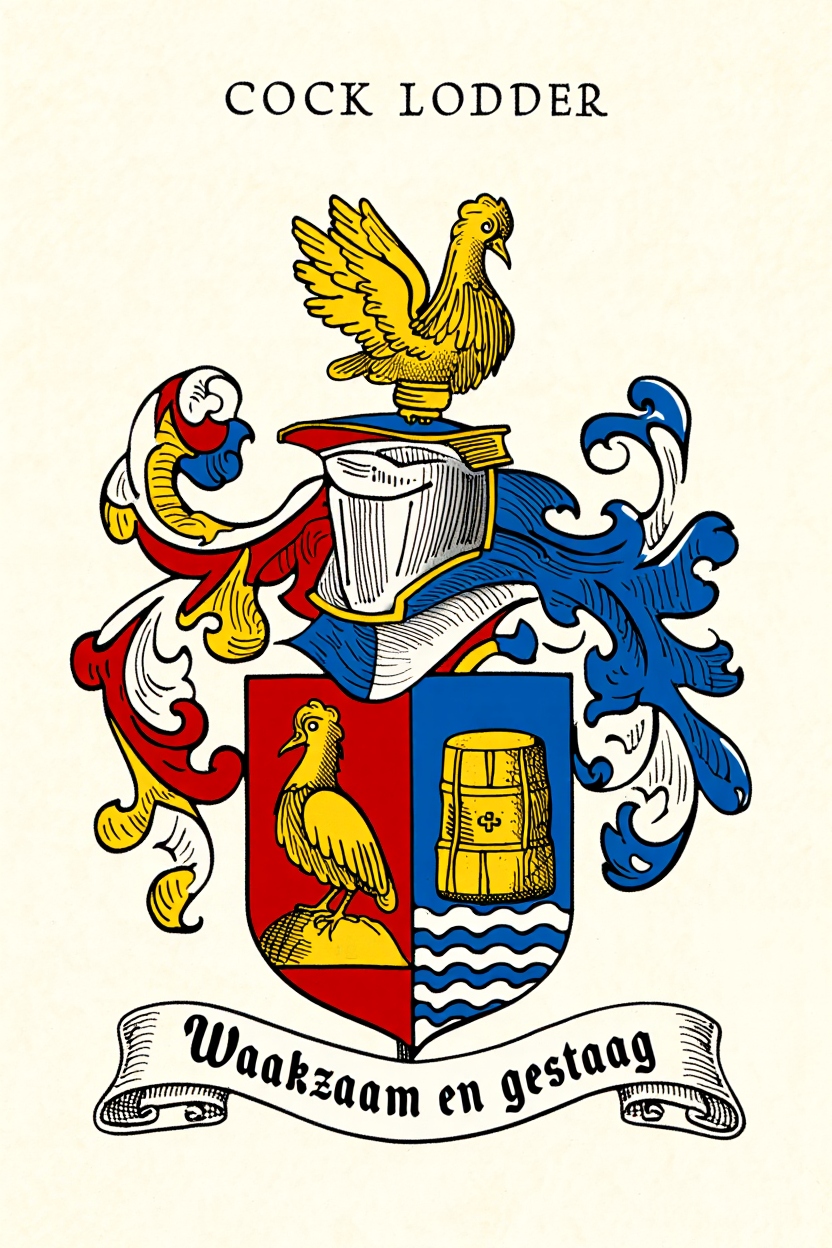 Familiewapen van de achternaam COCK LODDER