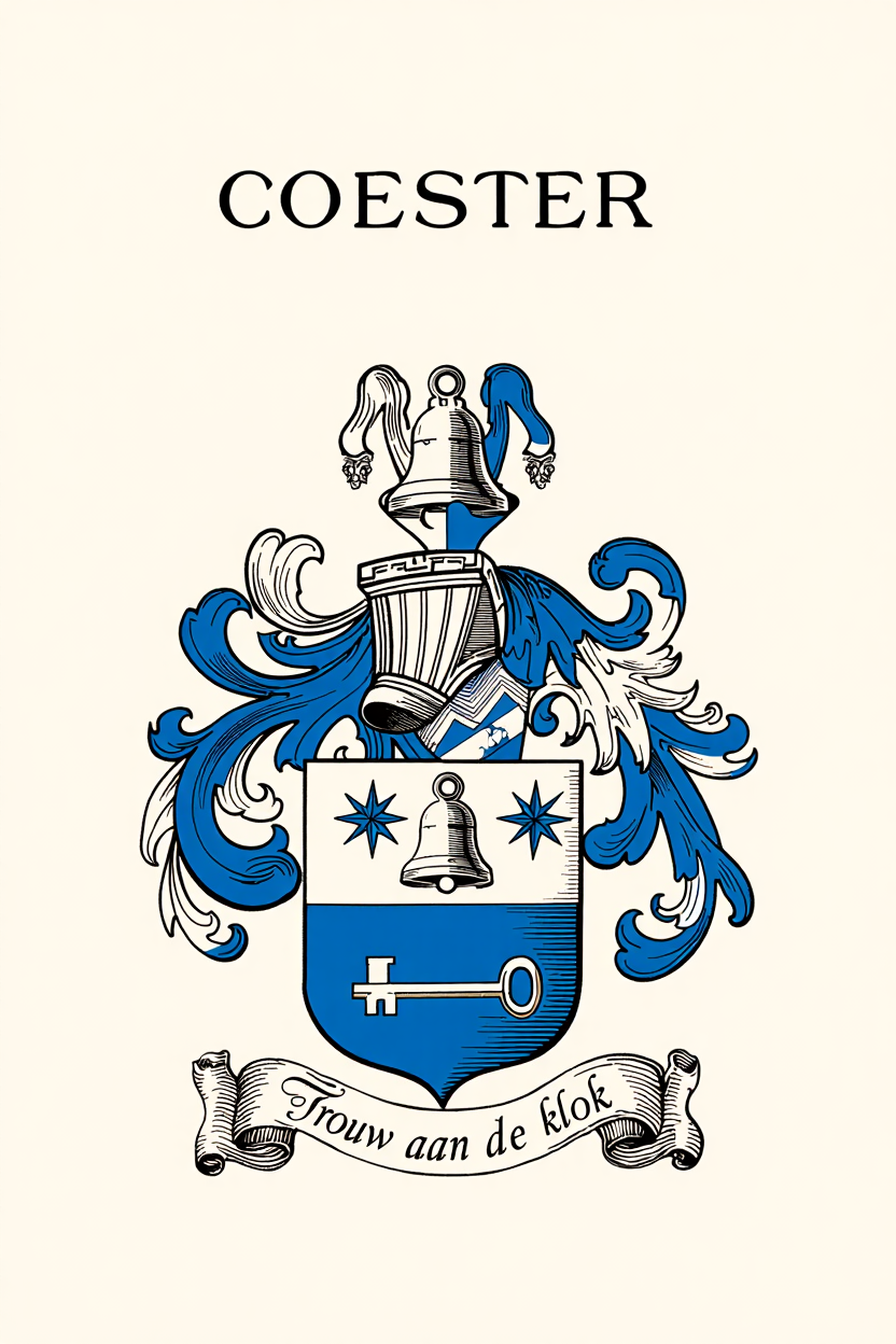 Familiewapen van de achternaam COESTER