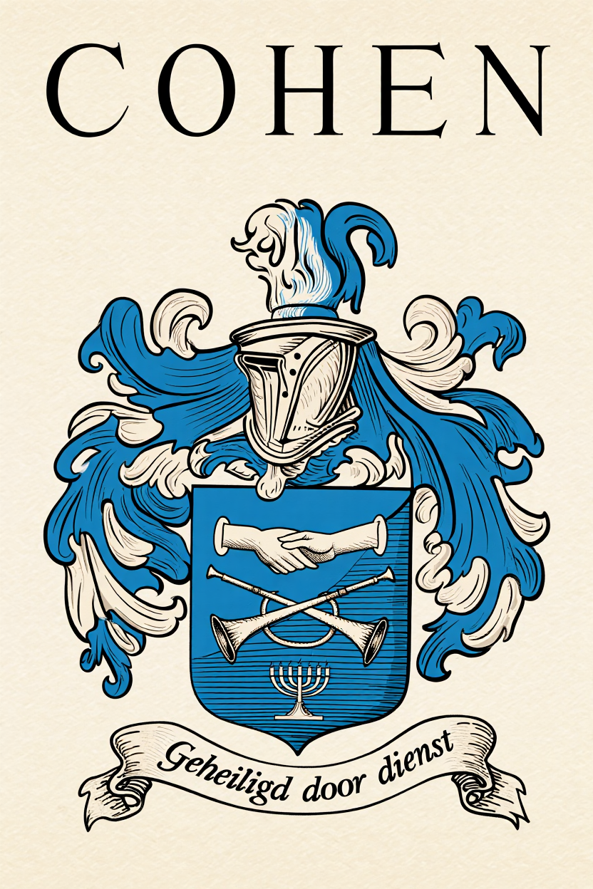 Familiewapen van de achternaam COHEN