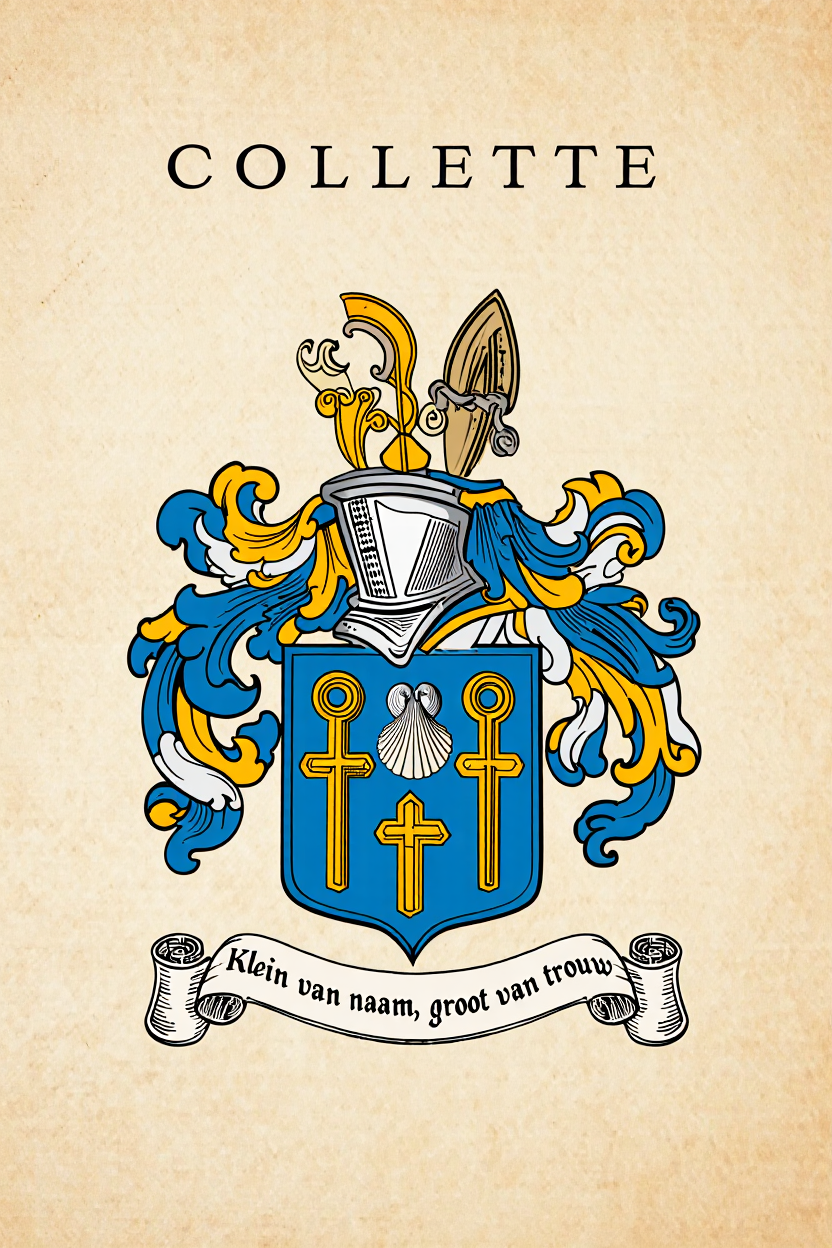Familiewapen van de achternaam COLLETTE