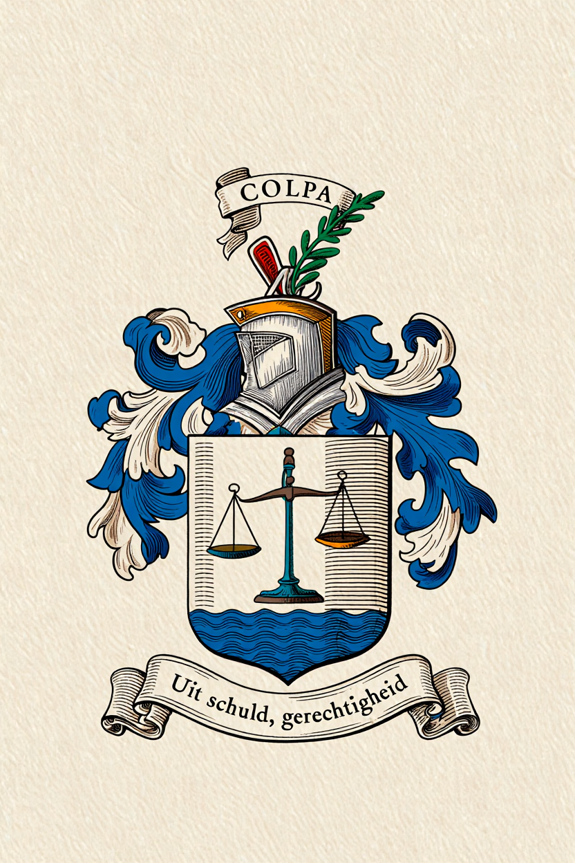 Familiewapen van de achternaam COLPA (vergrendeld)
