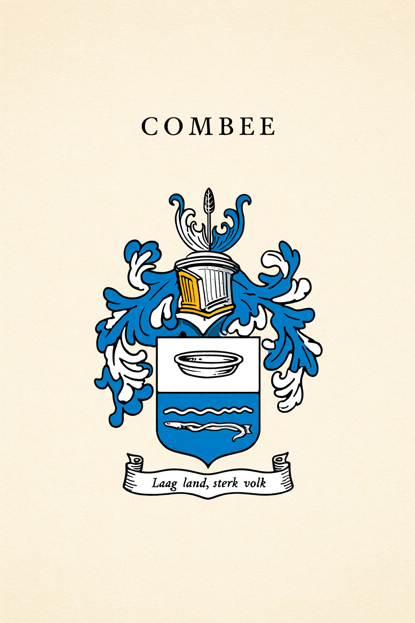 Familiewapen van de achternaam COMBEE (vergrendeld)