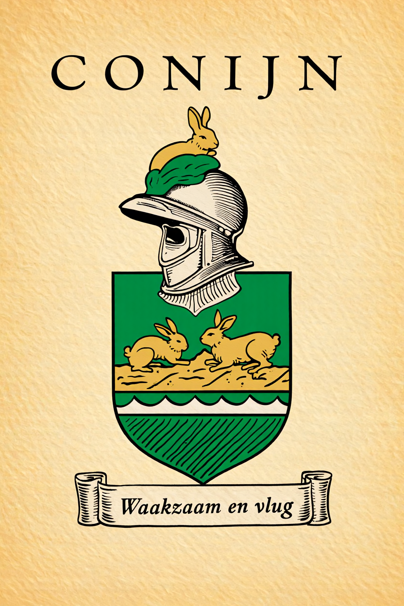 Familiewapen van de achternaam CONIJN