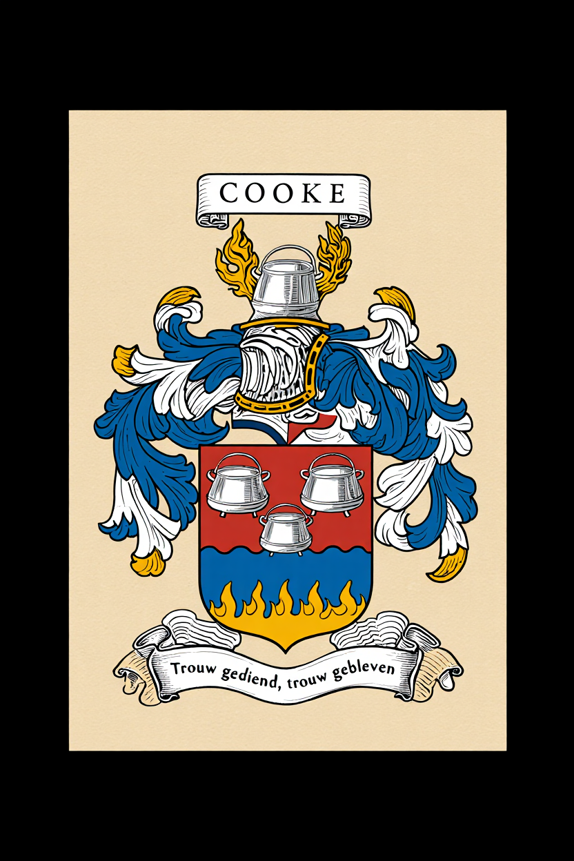 Familiewapen van de achternaam COOKE