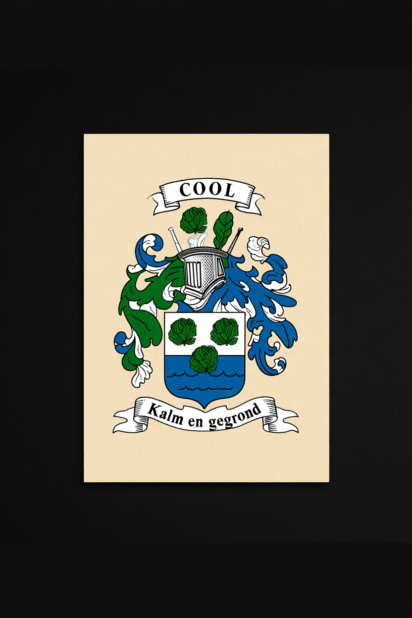 Familiewapen van de achternaam COOL