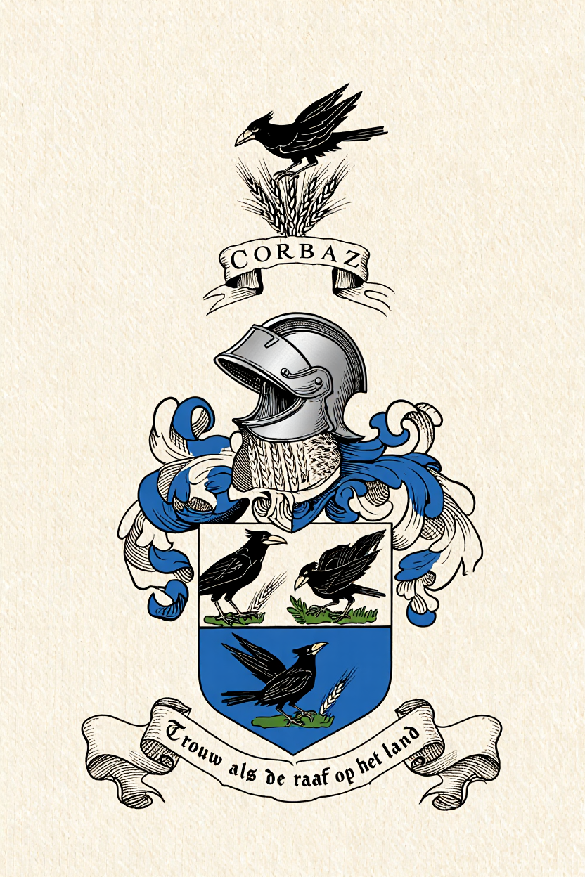 Familiewapen van de achternaam CORBAZ (vergrendeld)