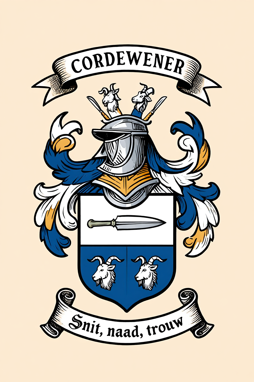Familiewapen van de achternaam CORDEWENER