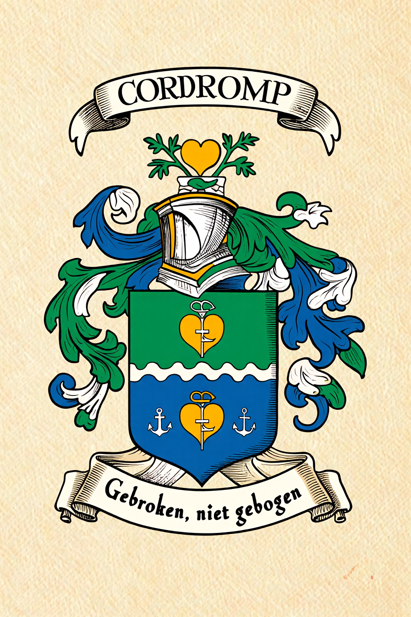 Familiewapen van de achternaam CORDROMP