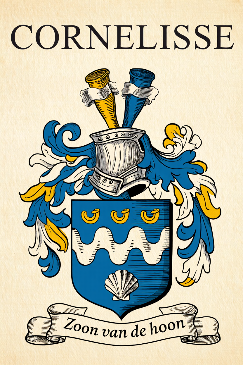 Familiewapen van de achternaam CORNELISSE