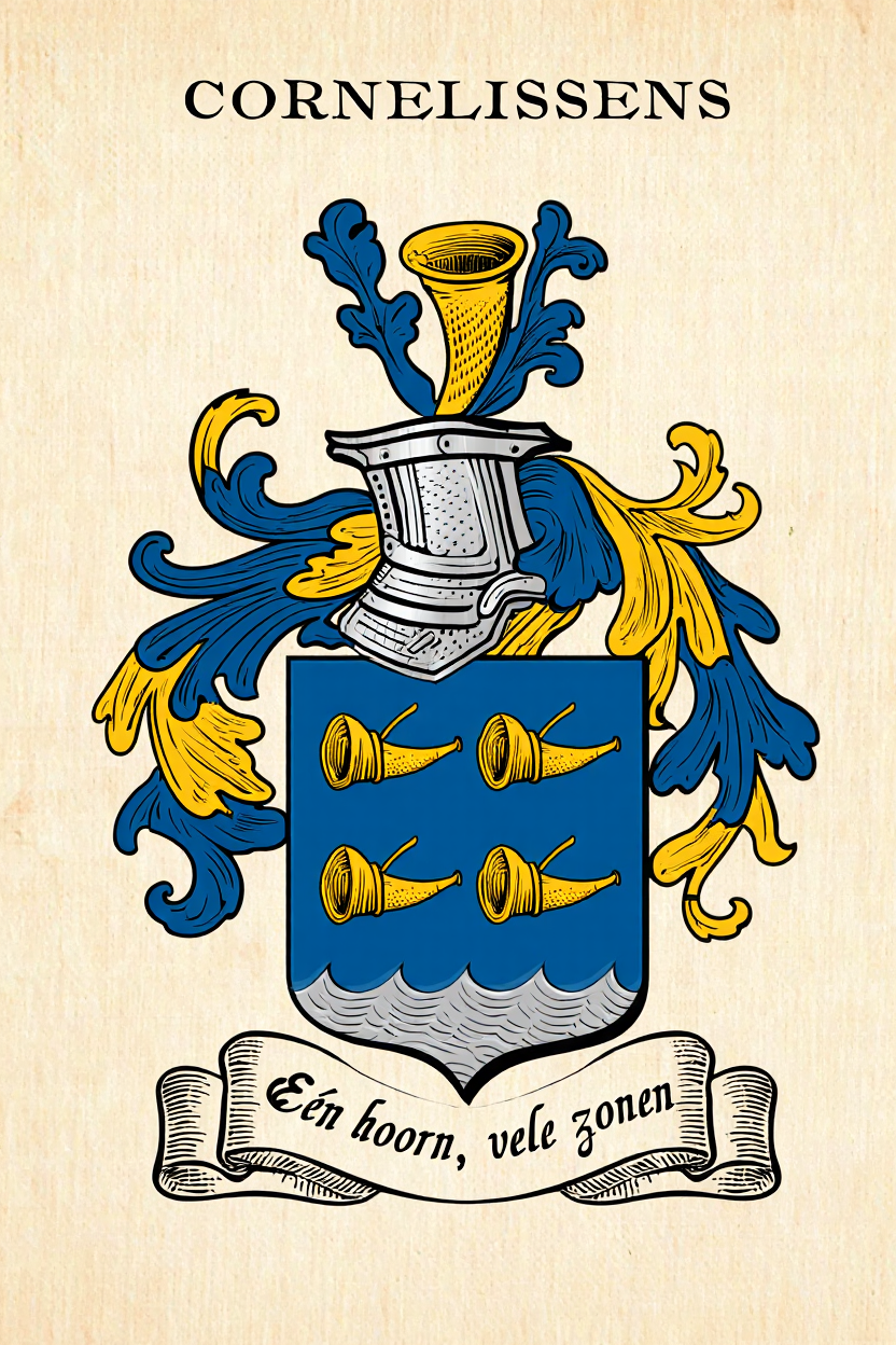 Familiewapen van de achternaam CORNELISSENS