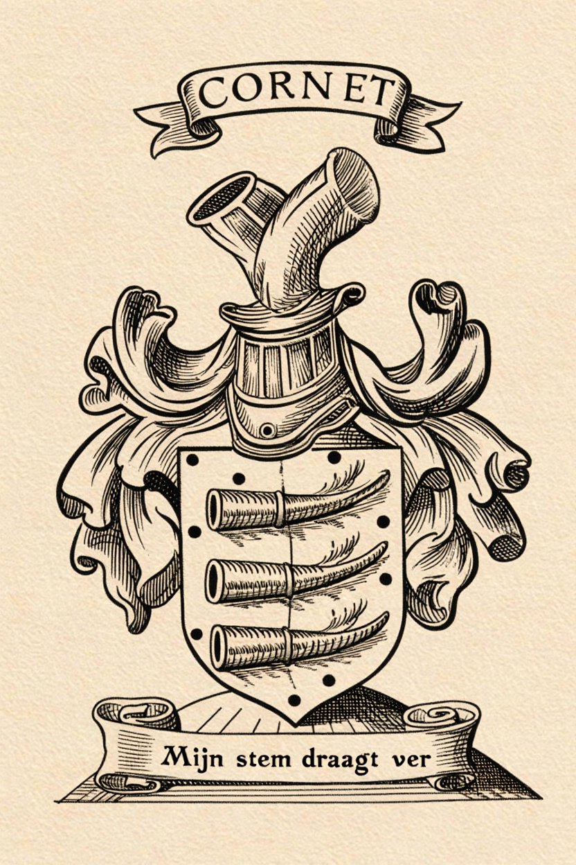 Familiewapen van de achternaam CORNET