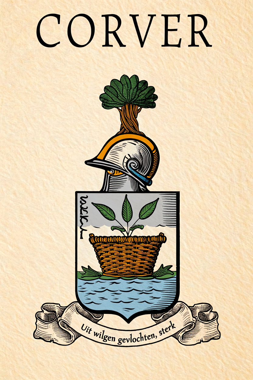 Familiewapen van de achternaam CORVER
