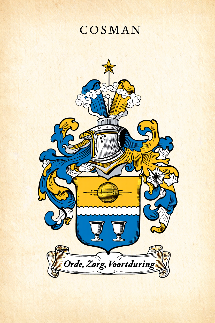 Familiewapen van de achternaam COSMAN