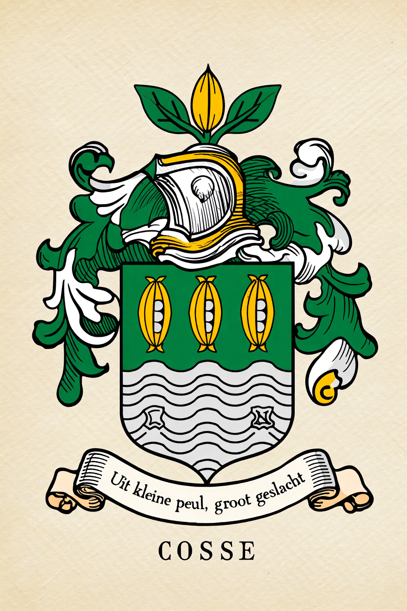 Familiewapen van de achternaam COSSE