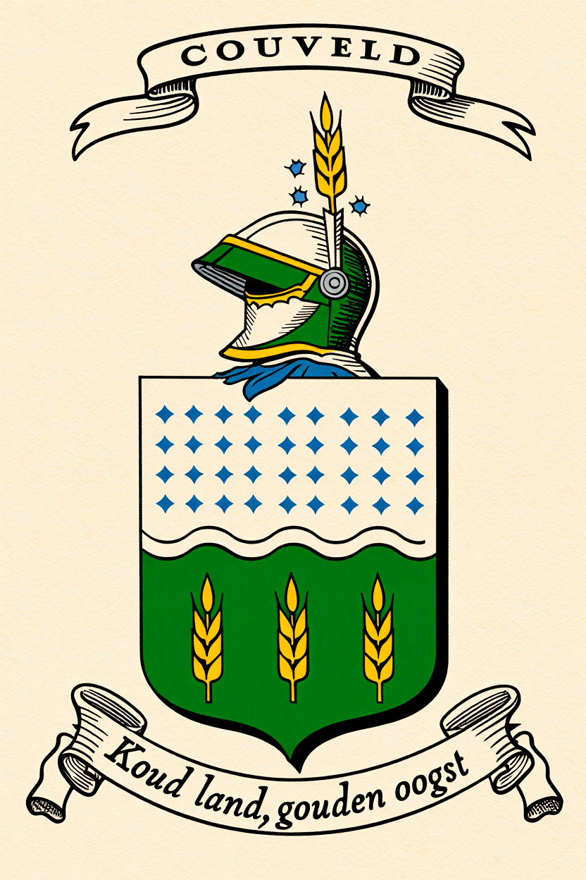 Familiewapen van de achternaam COUVELD (vergrendeld)