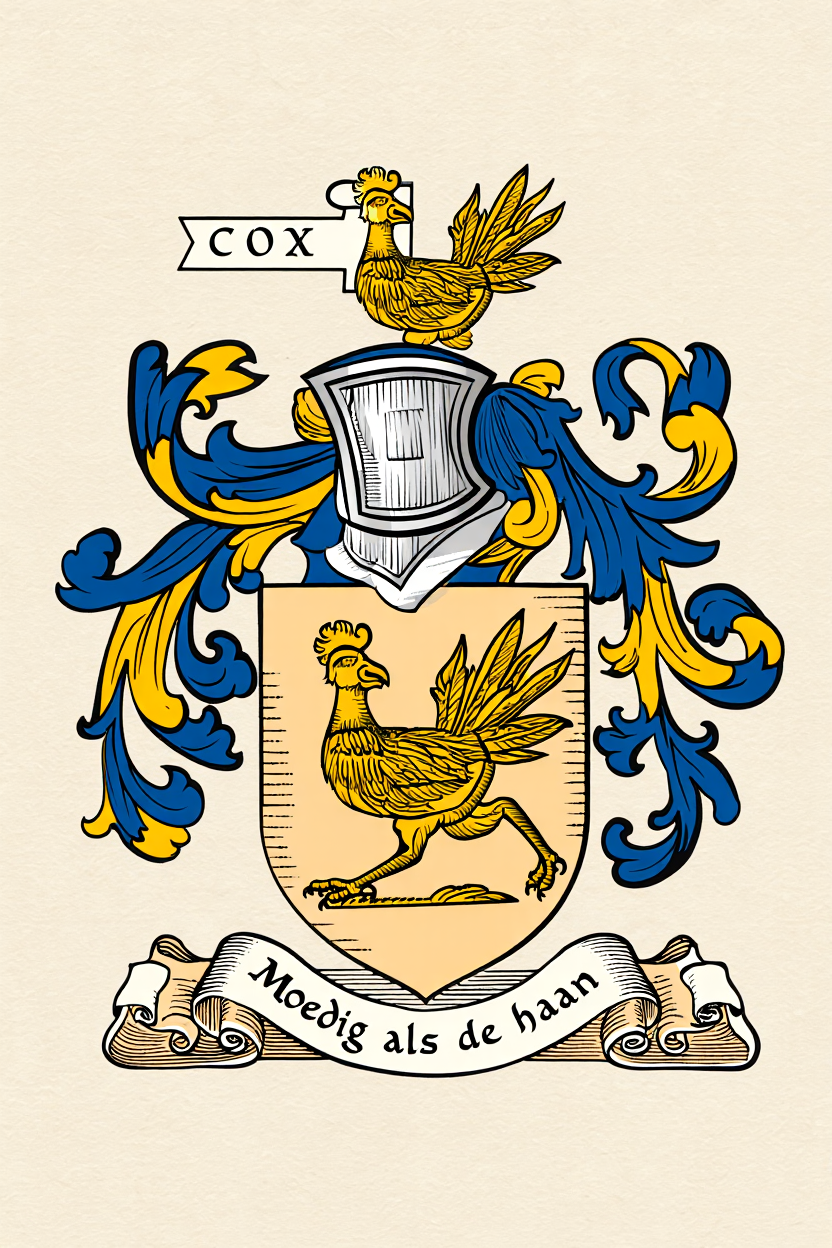 Familiewapen van de achternaam COX