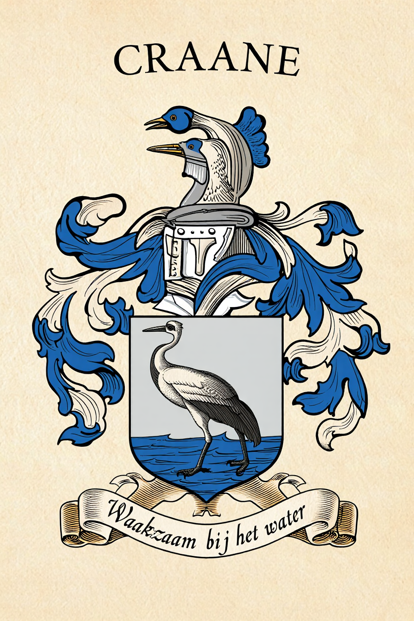 Familiewapen van de achternaam CRAANE