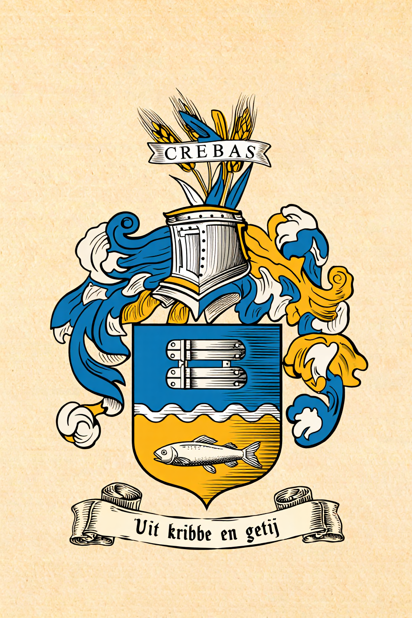 Familiewapen van de achternaam CREBAS