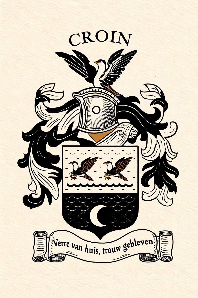 Familiewapen van de achternaam CROIN
