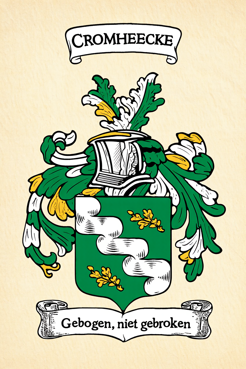 Familiewapen van de achternaam CROMHEECKE
