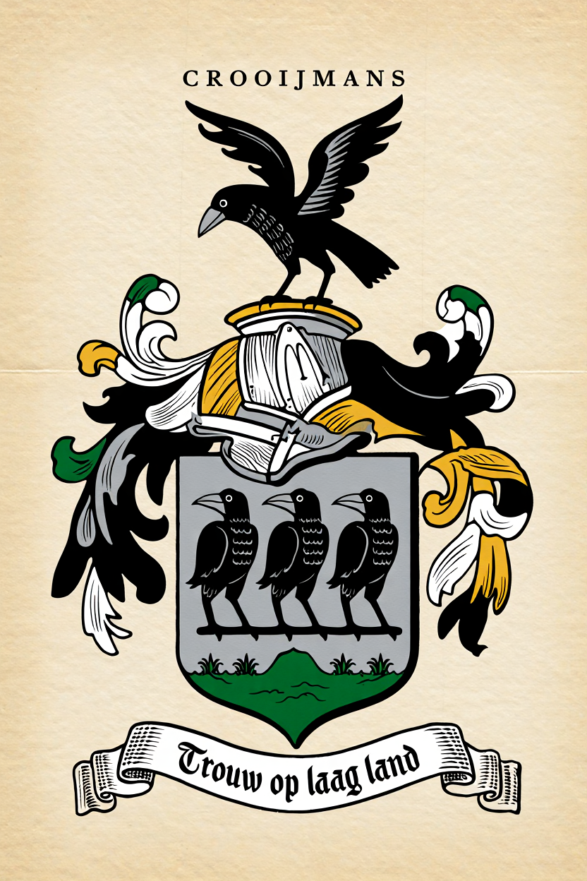 Familiewapen van de achternaam CROOIJMANS