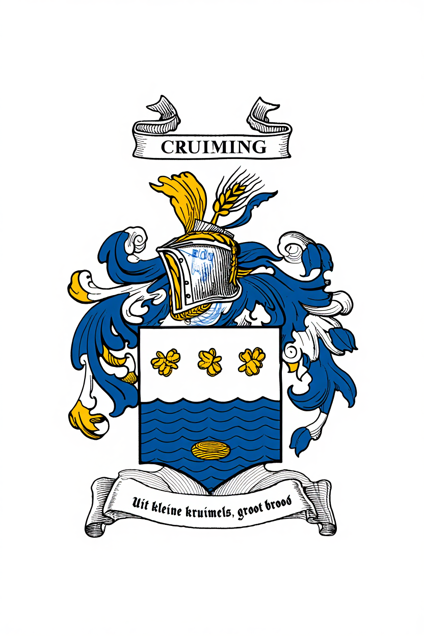Familiewapen van de achternaam CRUIMING (vergrendeld)