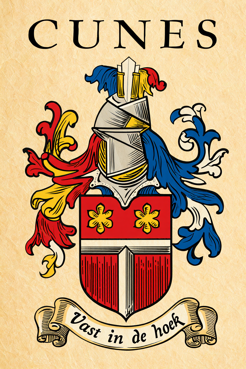 Familiewapen van de achternaam CUNES