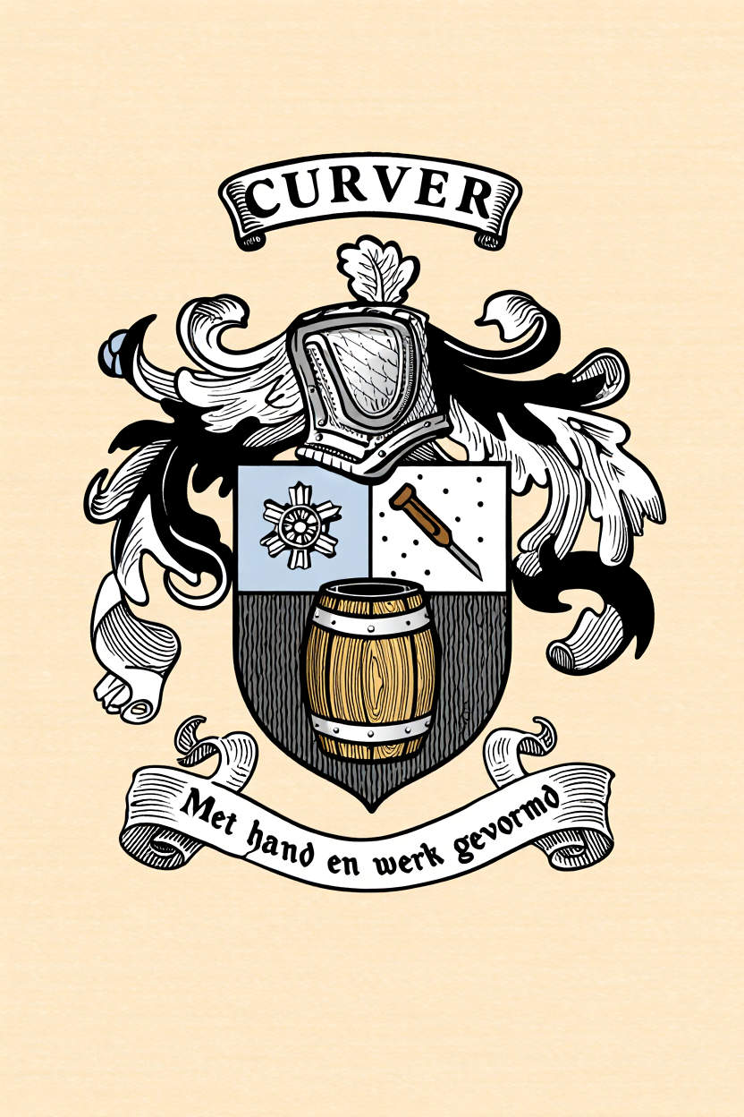 Familiewapen van de achternaam CURVER