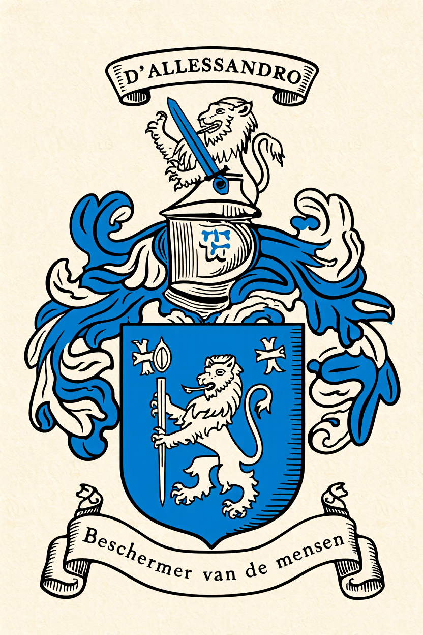 Familiewapen van de achternaam D'ALLESSANDRO