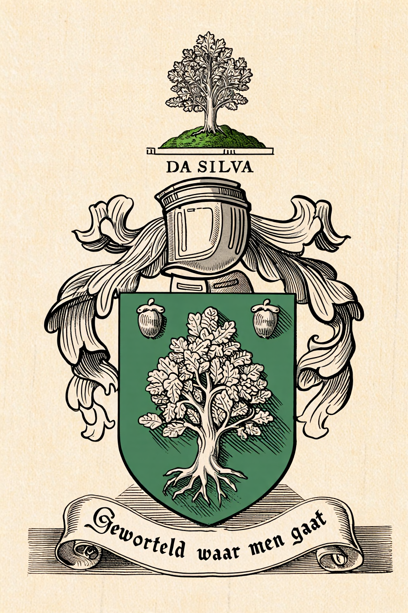 Familiewapen van de achternaam DA SILVA