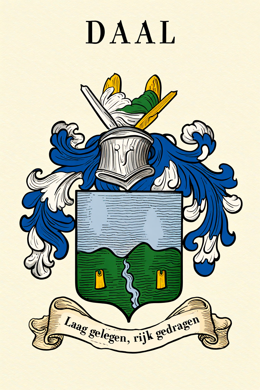 Familiewapen van de achternaam DAAL