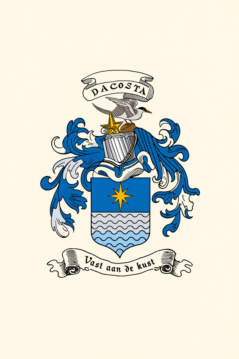 Familiewapen van de achternaam DACOSTA