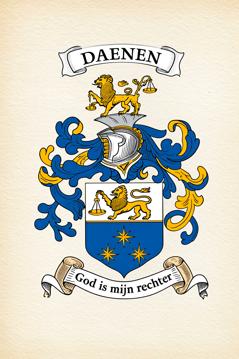 Familiewapen van de achternaam DAENEN