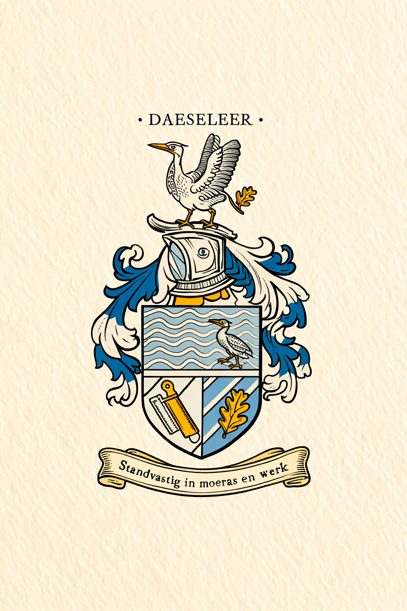 Familiewapen van de achternaam DAESELEER
