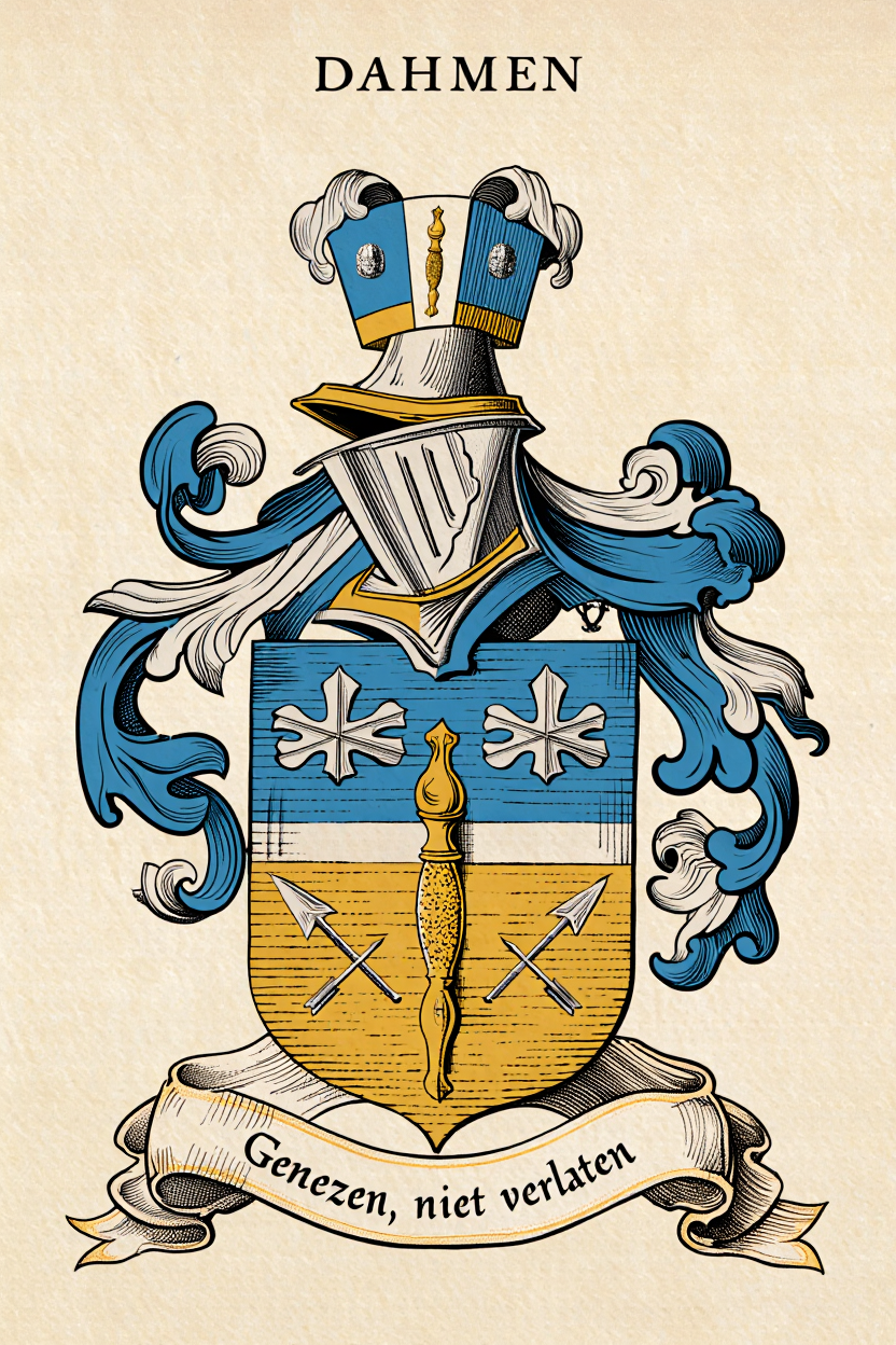 Familiewapen van de achternaam DAHMEN