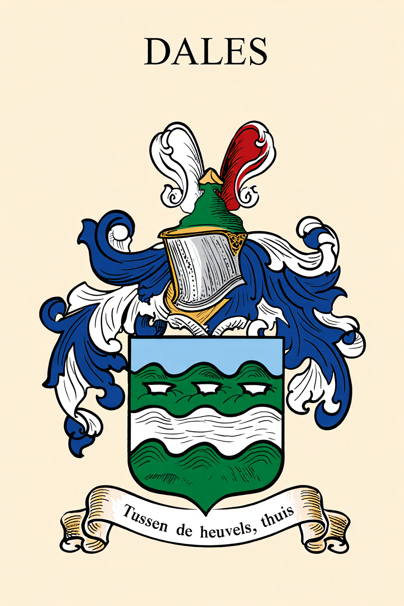 Familiewapen van de achternaam DALES