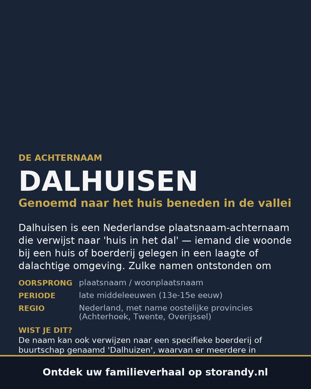 Familiewapen van de achternaam DALHUISEN