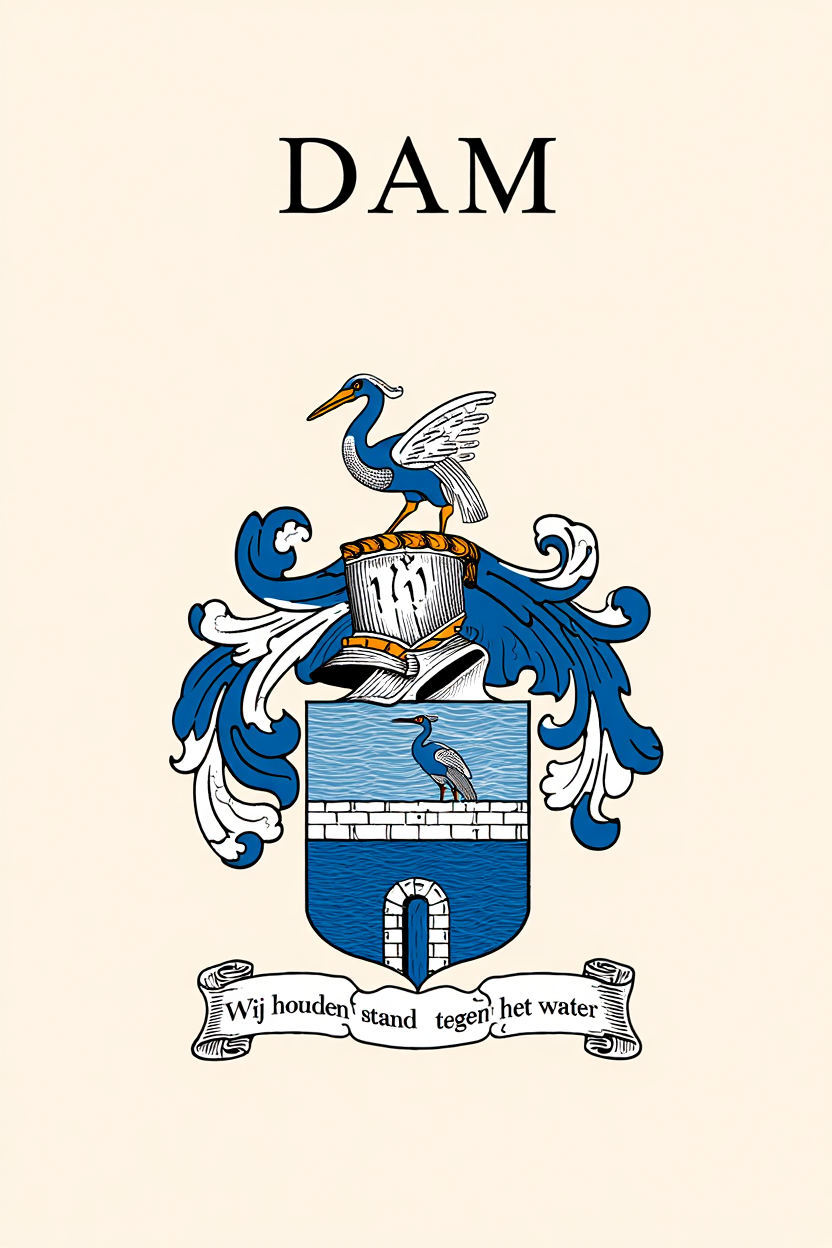 Familiewapen van de achternaam DAM