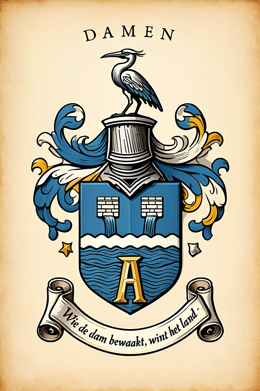 Familiewapen van de achternaam DAMEN