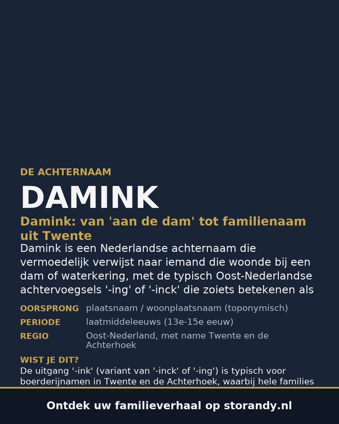 Familiewapen van de achternaam DAMINK