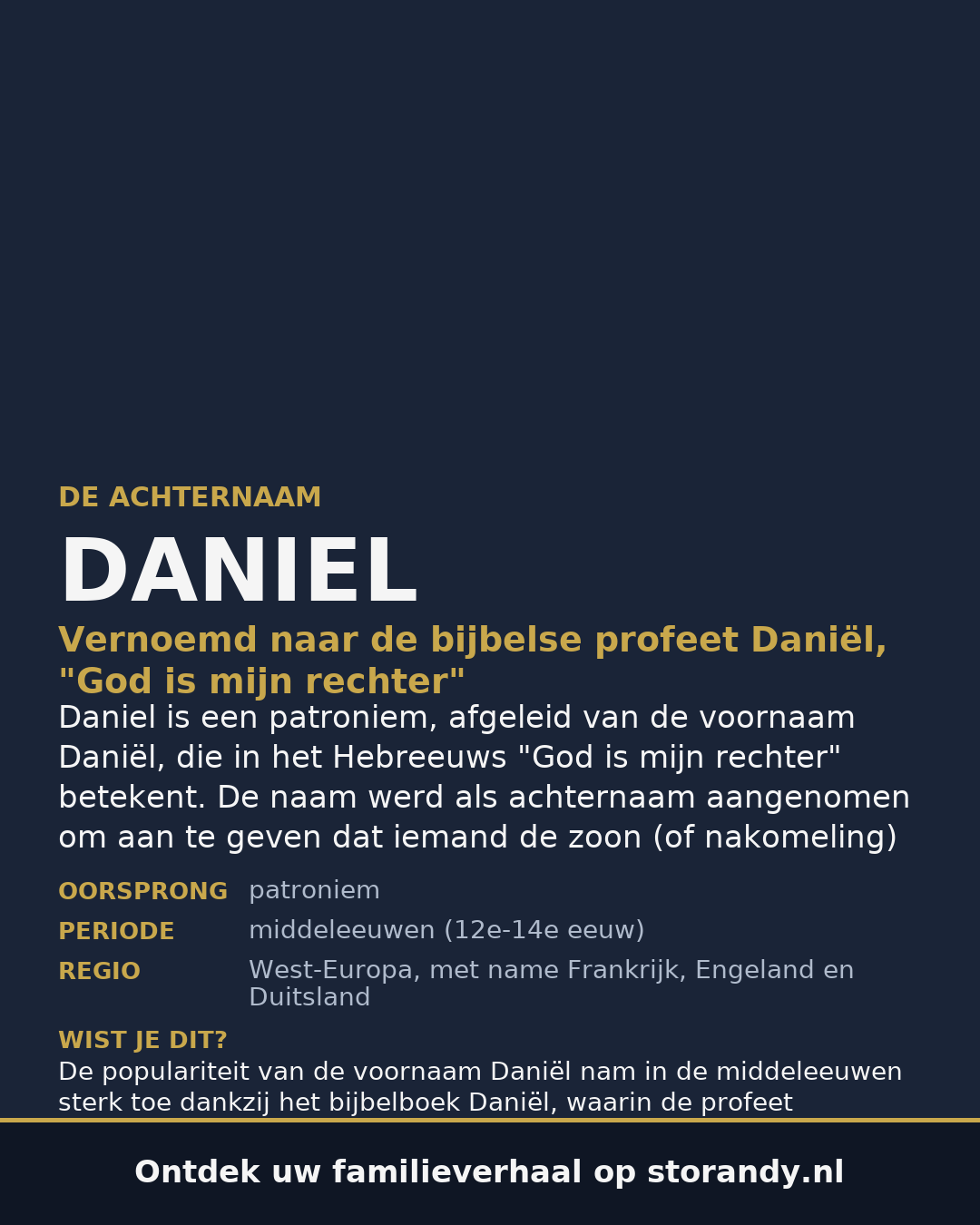 Familiewapen van de achternaam DANIEL