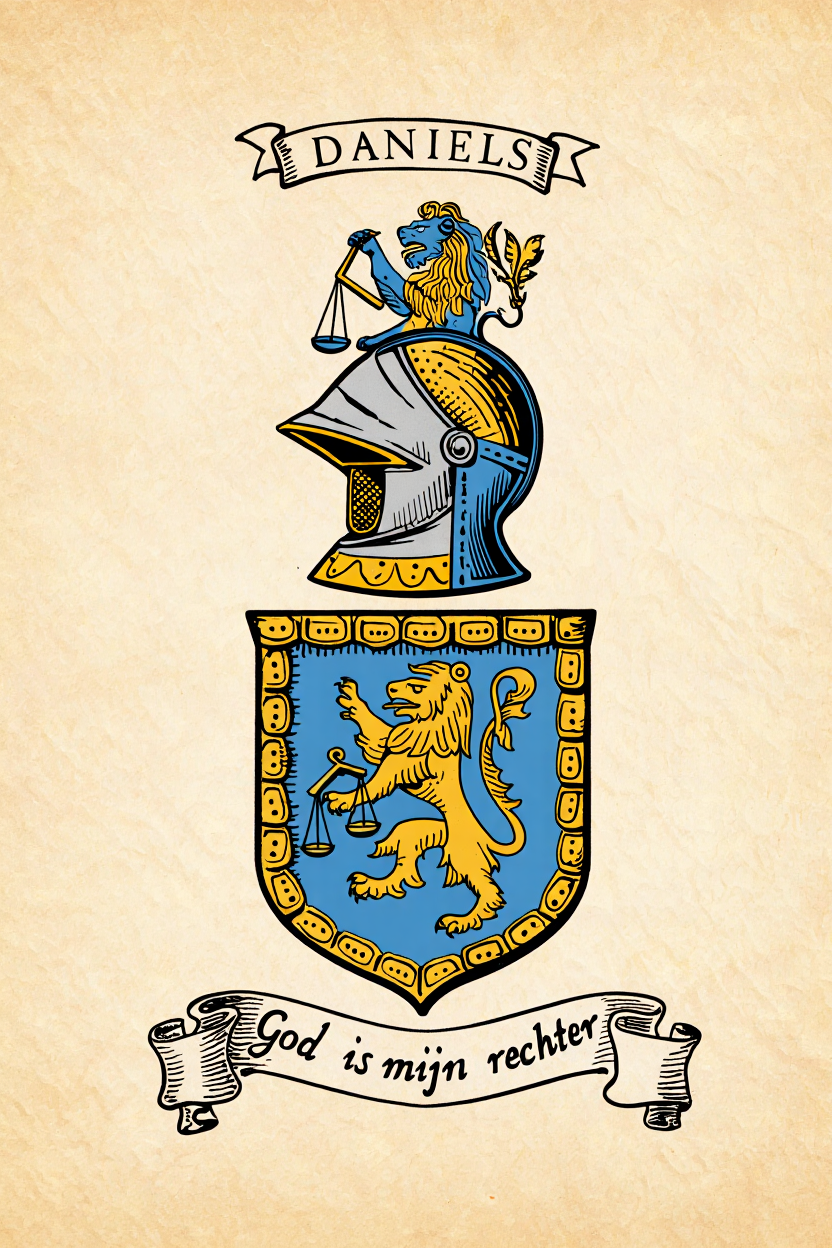 Familiewapen van de achternaam DANIELS