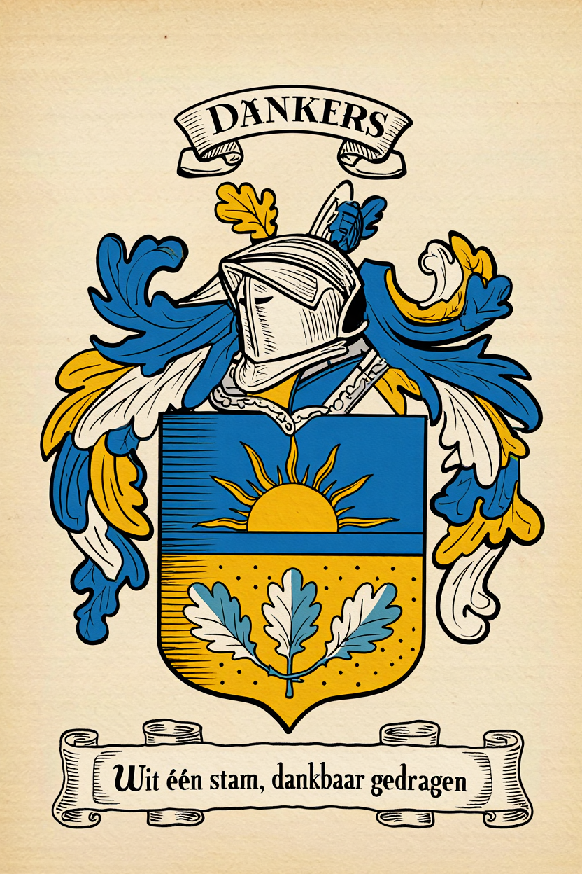 Familiewapen van de achternaam DANKERS