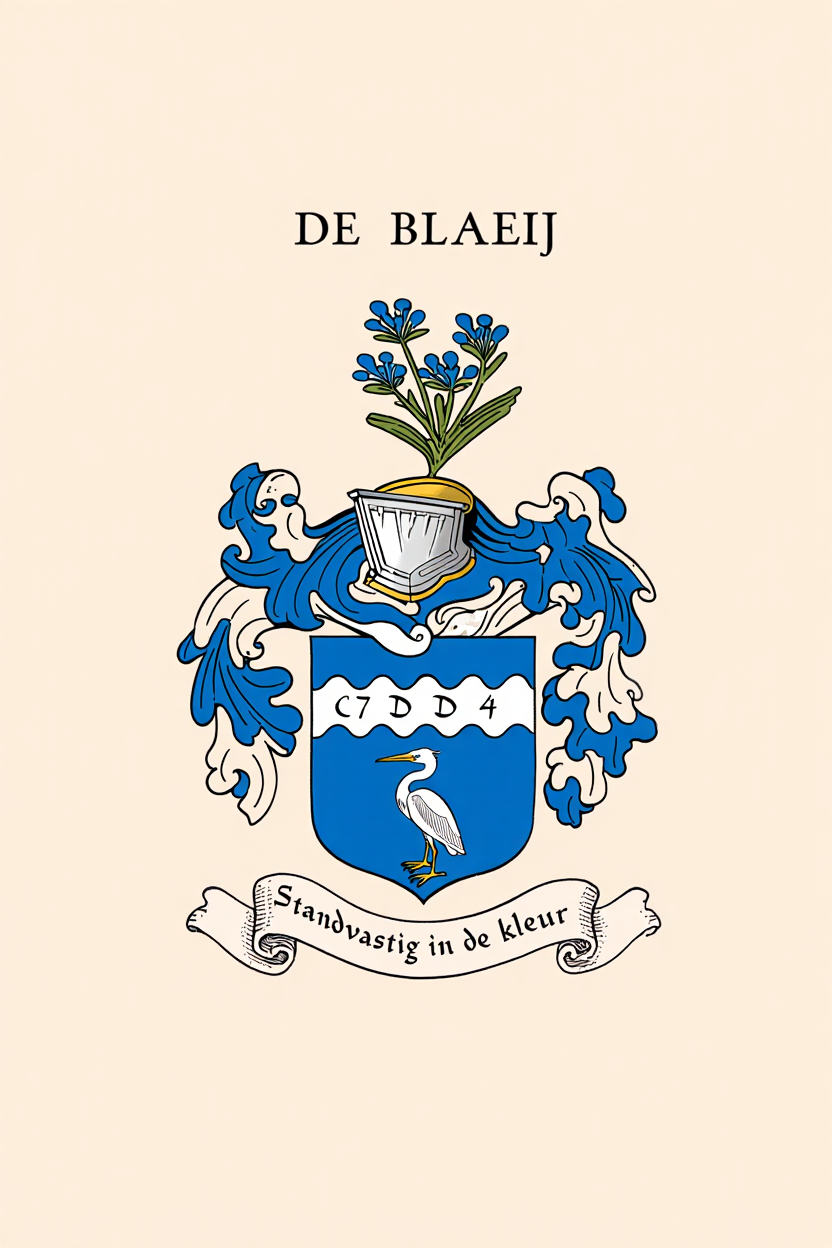 Familiewapen van de achternaam DE BLAEIJ