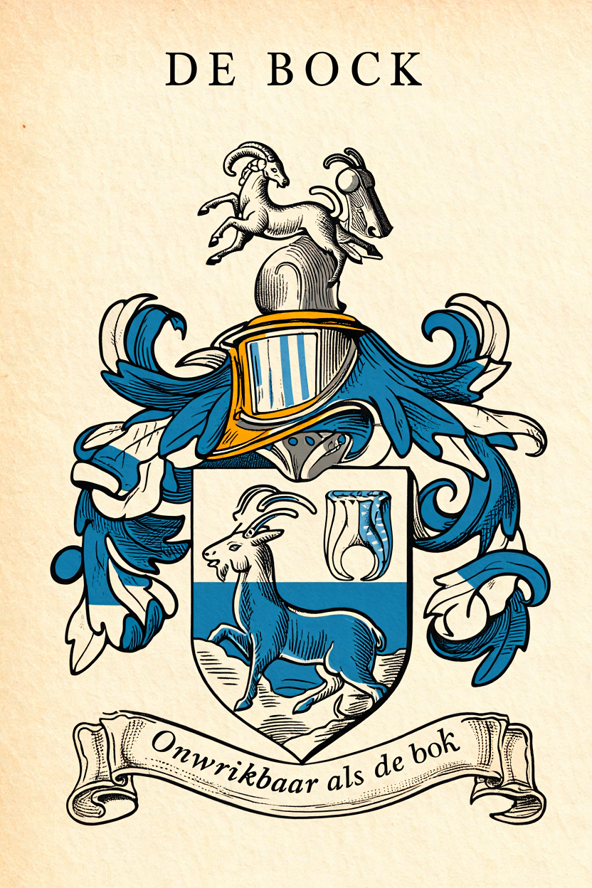 Familiewapen van de achternaam DE BOCK